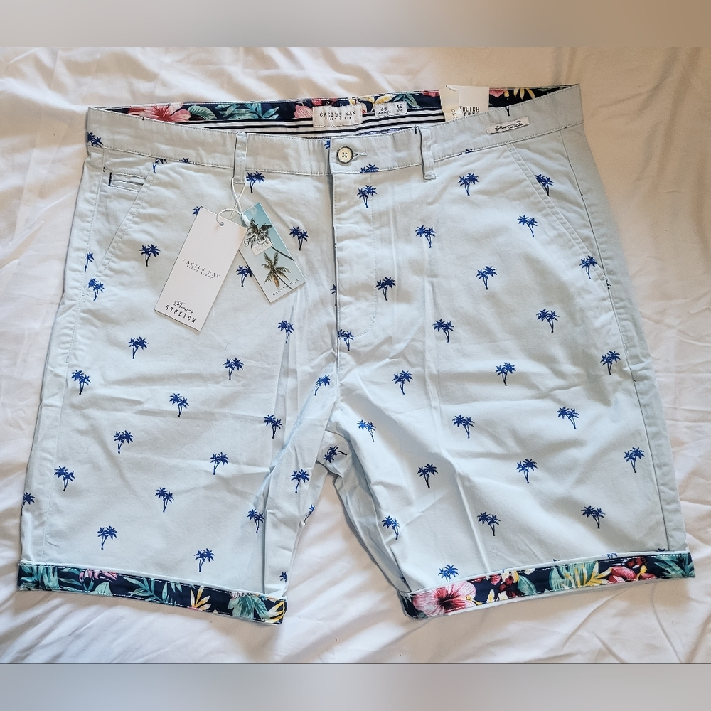 Cactus Man Stretch Shorts